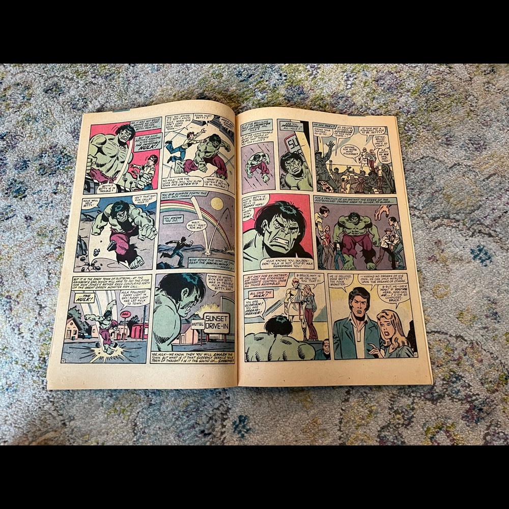 Vintage 1981 Marvel The Incredible Hulk Wrong End Of The Rainbow 267 Comic Book - Picture 4 of 5